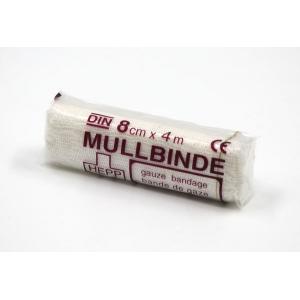 Bande de gaze en coton, 8 cm x 4 m
