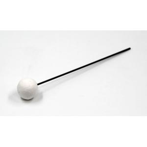 Modèle lunaire Sphère en coton compressé sur tige plastique pour illustrer les phases de la lune en éclairant la ma