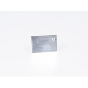 Electrode de plaque en argent 43 x 28 mm
