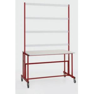 Banc d'expériences mobile M 1300 avec cadre 4 étages sur roulettes