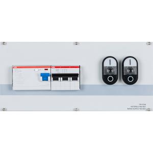 Module de raccordement triphasé 400 V avec disjoncteur 30 mA TypB, disjoncteur 3x10A, NET