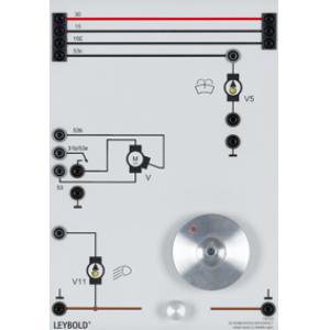 Unité essuie-glace avec moteur pour 2 vitesses de fonctionnement, simulation du lavage et du balayage pour vitre et projecteurs