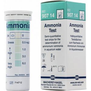 Bandelettes de test, ammonium pour les déterminations semi-quantitatives