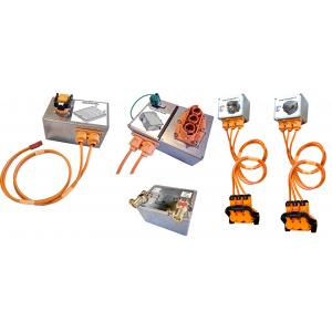 Kit consignation VEVH2 avec boitiers batterie HT et 12v, convertisseur DC / AC, 2 prise de services Avec connecteur 3 voies clipsable, livré dans 3 valises avec mousse de rangement. 2 pannes d'isoleme