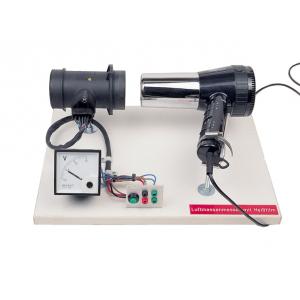 Débit mètre à fil chaud, avec ventilateur et voltmètre avec compensation des vibrations du tuyau d'aspiration