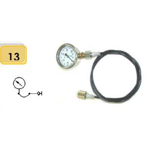 Manomètre 0...60 bar avec flexible 0.5 m minimes, avec support magnétique (EWTHR13023477)