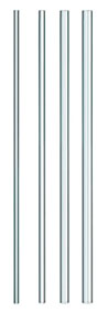 Tube de verre, 300 mm, Ø extérieur 10 mm