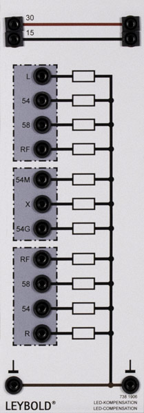 Résistances pour connecteur les feux arrières à LED sans message d'erreur