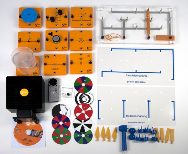 Coffret de TPs Energie Eolienne Large (Sans douilles de sécurité)
