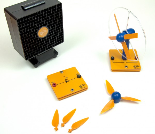 Kit basique Energie Eolienne pour la découverte (Sans douilles de sécurité), jeu de 12 Kits