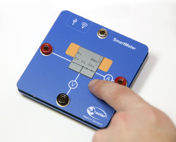 SmartMeter Wattmètre-Joulmètre avec fonction relai (Sans douilles de sécurité) Puissance de 0...12 W, Energie 0...200 mWh