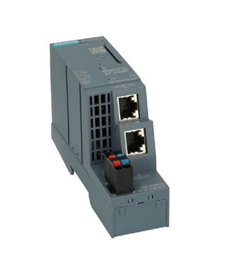 ET 200 Module Entrées Sorties décentralisées 8x entrées TOR, 8x sorties TOR, 2x entrées ANA, 2x sort avec toutes les entrées sorties sur fiches 4 mm, monté dans un cadre en aluminium comme l'API